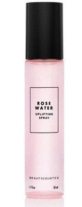 We are obsessed with Beauty Counter Rose Water Spray. Spritz all over for a refreshing, clean feeling. You can get yours by visiting www.sydney.beautycounter.com. 