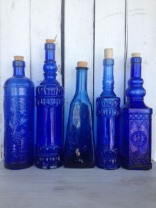 Bring a pop of cobalt home with these vintage glass jars! (Not available at Blink but we still love them ;-))